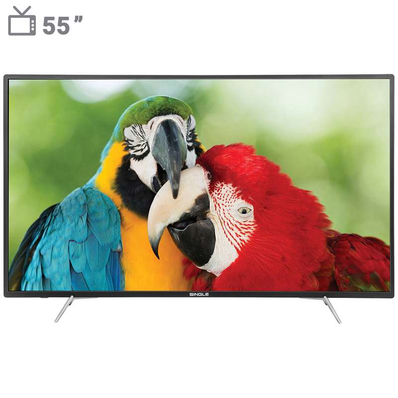 تلویزیون ال ای دی هوشمند سینگل مدل 5518-US سایز 55 اینچ