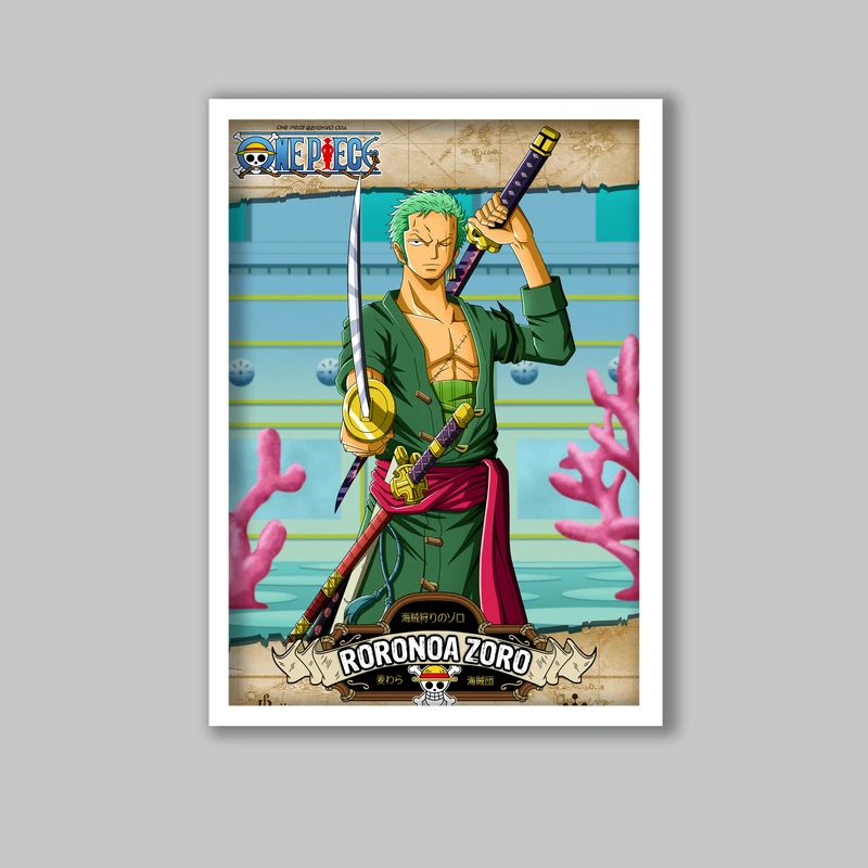 تابلو مدل انیمه وان پیس One Piece کد LA-G10837