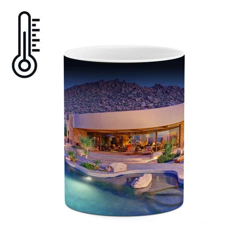 ماگ حرارتی کاکتی مدل خانه ویلایی کد mgh12140