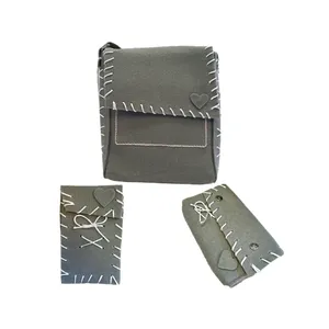 ست کیف نمدی مدل قلب کد 200 مجموعه 3 عددی