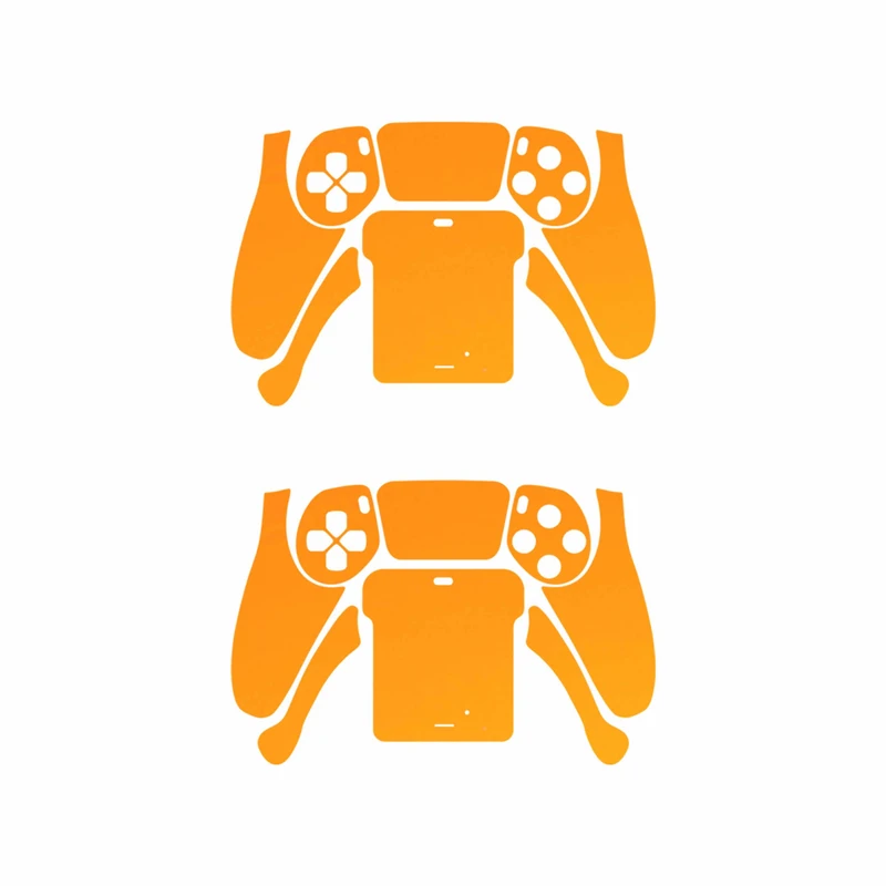 برچسب دسته بازی PS5 ماهوت مدل Matte-Orange بسته دو عددی