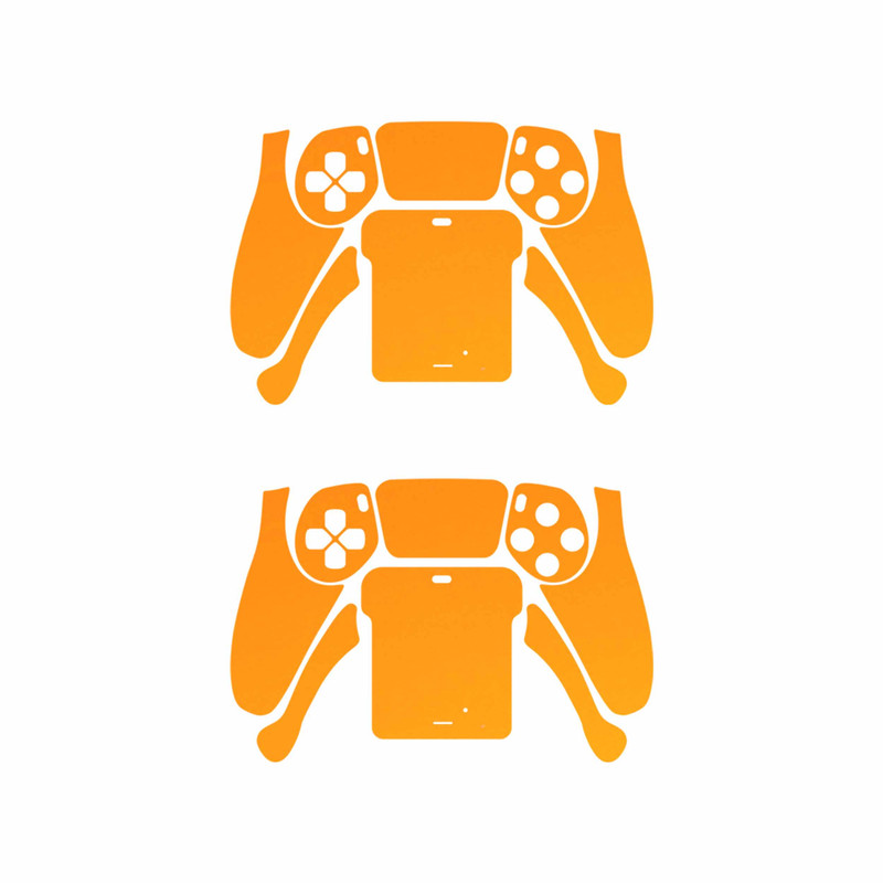 برچسب دسته بازی PS5 ماهوت مدل Matte-Orange بسته دو عددی