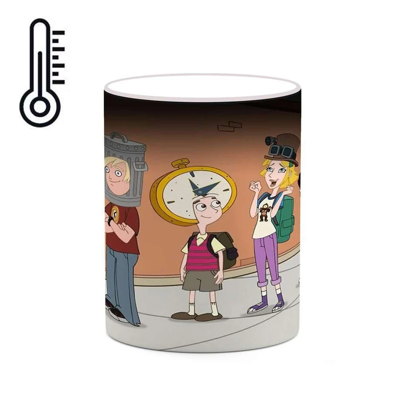 ماگ حرارتی کاکتی مدل کارتون Milo Murphy's Law کد mgh22779