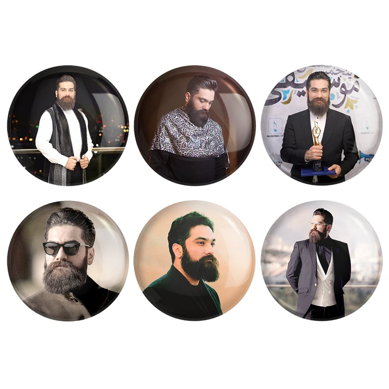 مگنت خندالو طرح علی زندوکیلی کد 255B مجموعه 6 عددی