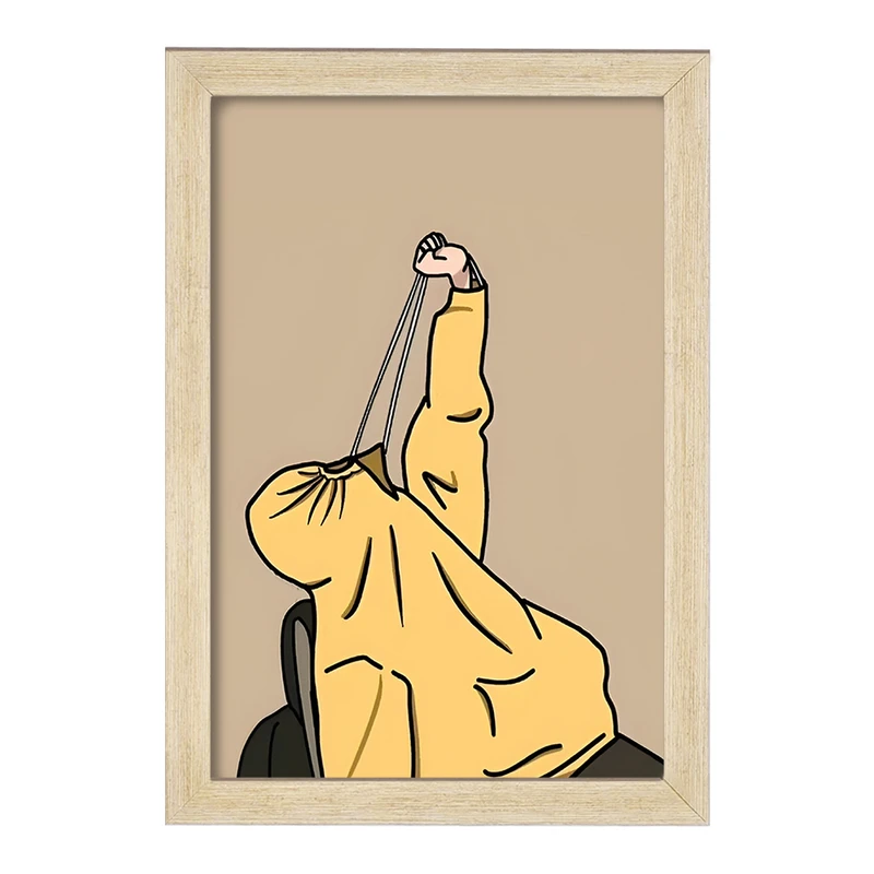 تابلو خندالو مدل آدم فانتزی کد F3593