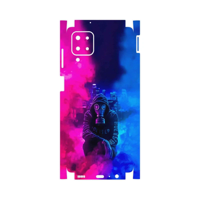 برچسب پوششی ماهوت مدل Smoke Rainbow Digital Art 2-FullSkin مناسب برای گوشی موبایل سامسونگ Galaxy F12