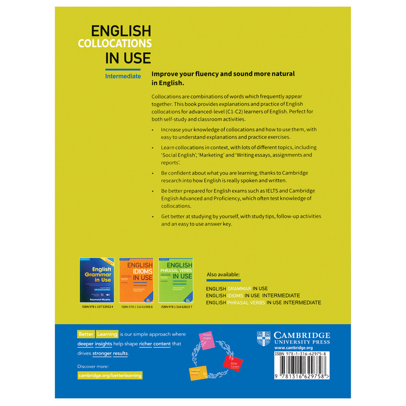کتاب English Collocation in Use Intermediate اثر M. McCarthy and F.ODell انتشارات هدف نوین کتاب English Collocation in Use Intermediate اثر M. McCarthy and F.ODell انتشارات هدف نوین