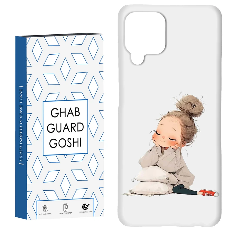 کاور قاب گارد گوشی طرح دختر ملوس کد Dimo-958 مناسب برای گوشی موبایل سامسونگ Galaxy A12 / Galaxy M12