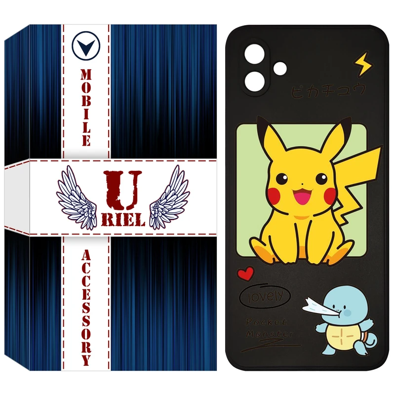 کاور یوریل مدل KSH کد 28 طرح پوکمون مناسب برای گوشی موبایل سامسونگ Galaxy A05
