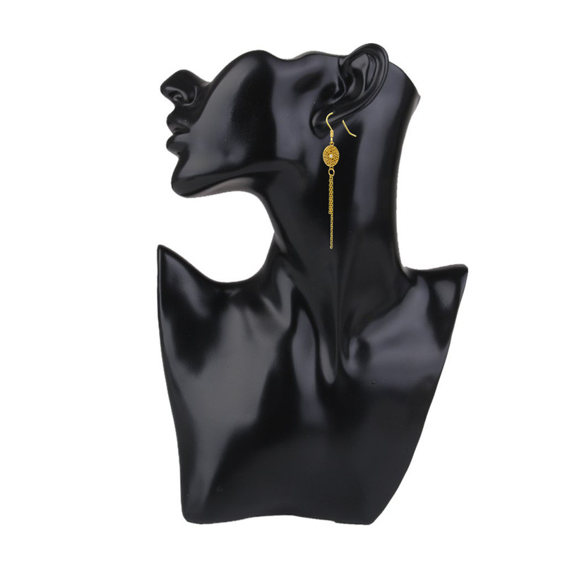 گوشواره طلا 18 عیار زنانه مانچو مدل efgs027 - 3