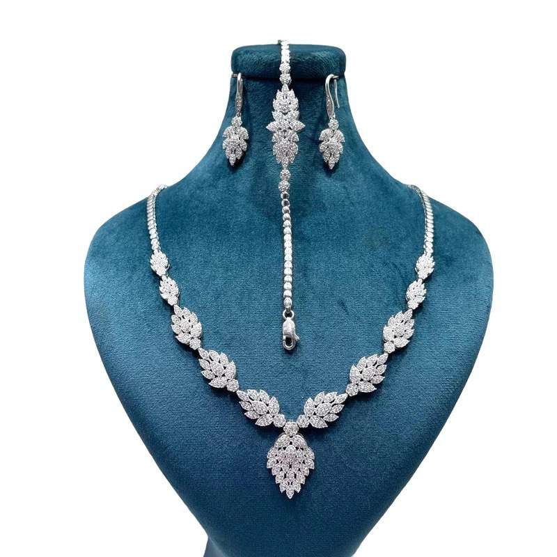 نیم ست نقره زنانه مدل خوشه ی گندم BARF3 نیم ست نقره زنانه مدل خوشه ی گندم BARF3