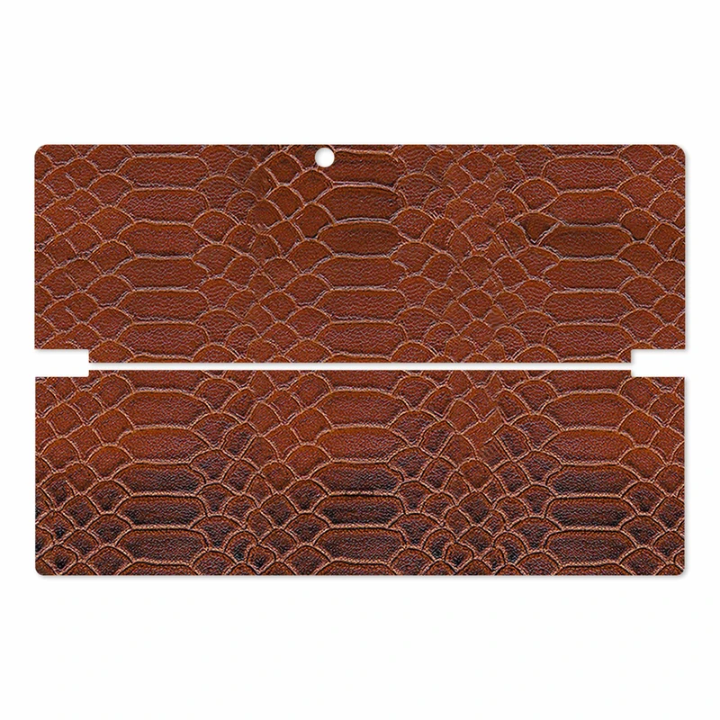 برچسب پوششی ماهوت مدل Brown-Snake-Leather مناسب برای تبلت لنوو Miix 510 2016