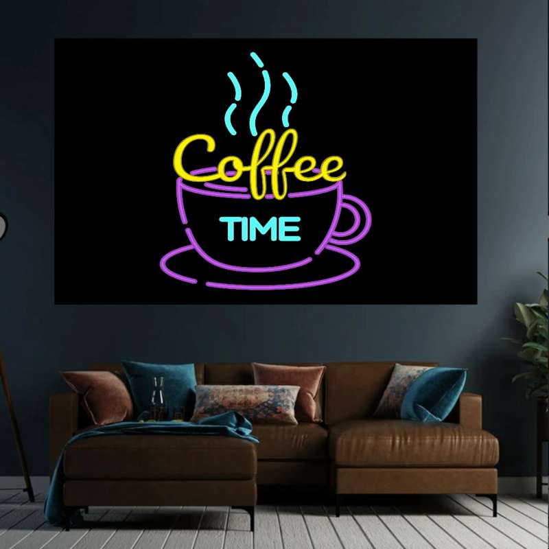 استیکر طرح شاین مدل فنجان قهوه کد BK1134