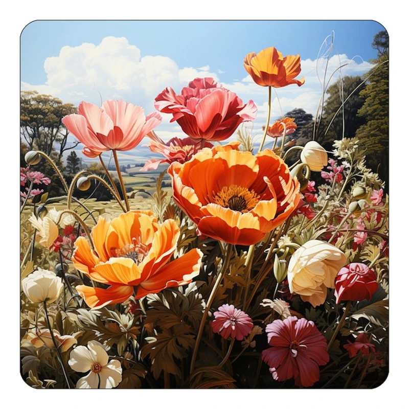 مگنت کاکتی طرح نقاشی رنگ روغن مدل mp73282