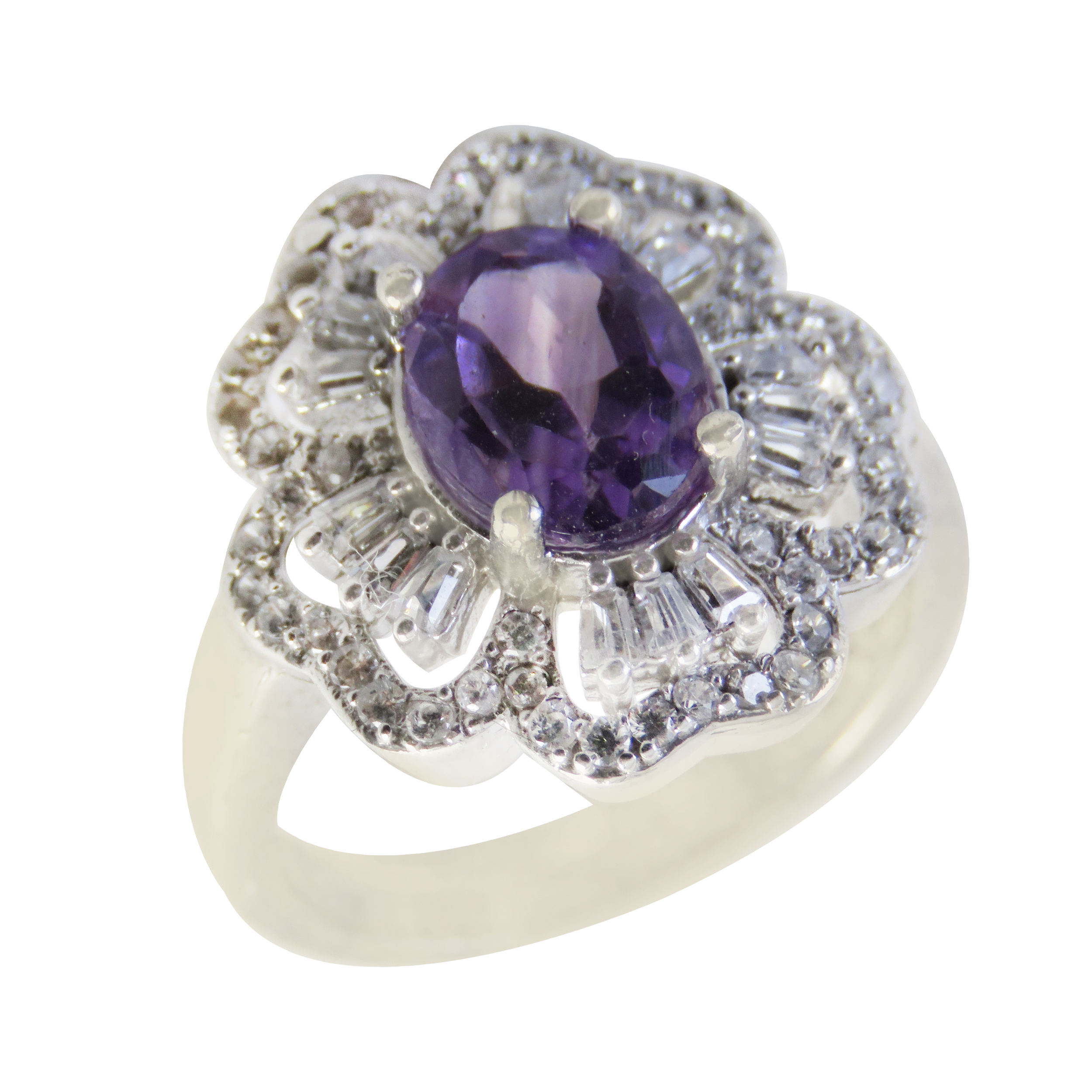 انگشتر نقره زنانه کد 2727