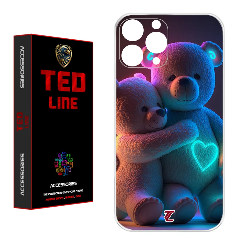 کاور تد لاین طرح خرس عاشق کد 1112 مناسب برای گوشی موبایل اپل Iphone 11 Pro Max