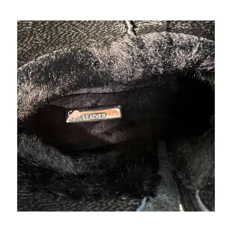 نیم بوت زنانه سرزمین چرم کد 145314 رنگ مشکی