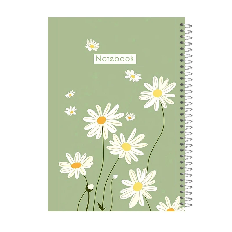 دفتر یادداشت 80 برگ آی چاپ مدل بابونه کد 884