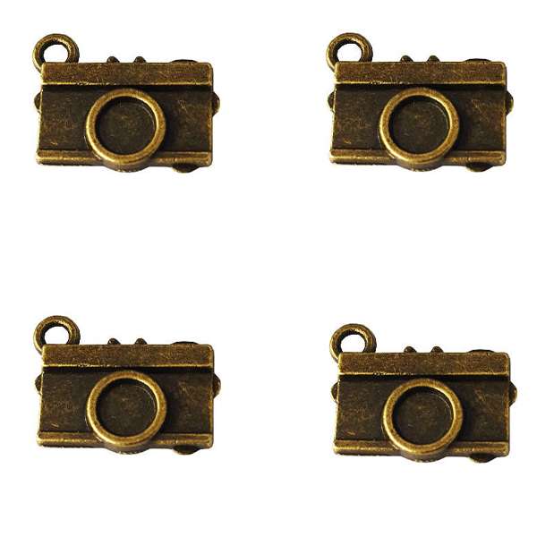 آویز دستبند طرح دوربین عکاسی کد 291 بسته 4 عددی