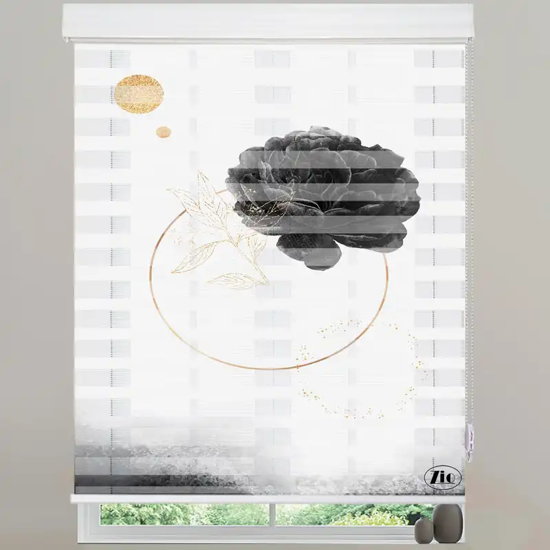 پرده زبرا زیو مدل O-7022 سایز 200x280 سانتی متر