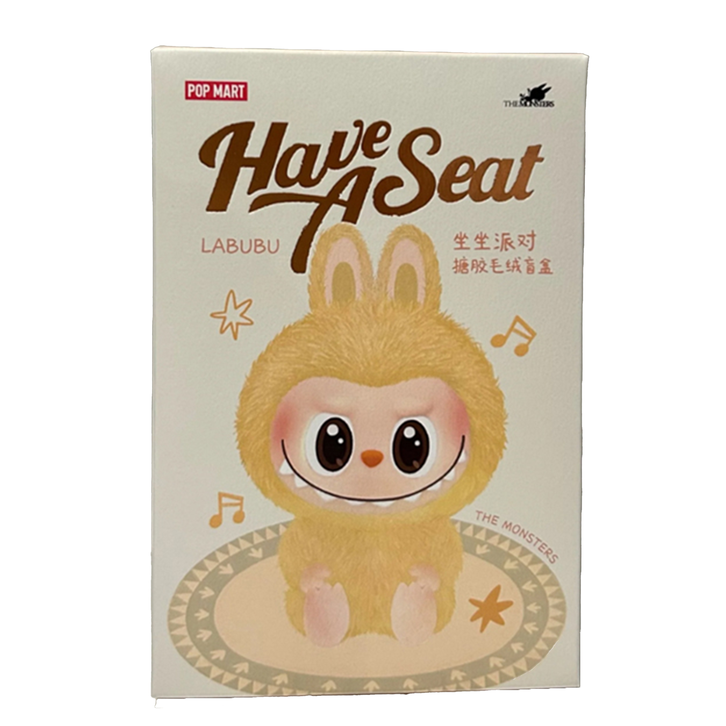 اسباب بازی شانسی پاپ مارت طرح عروسک لبوبو مدل THE MONSTER HAVE A SEAT DM
