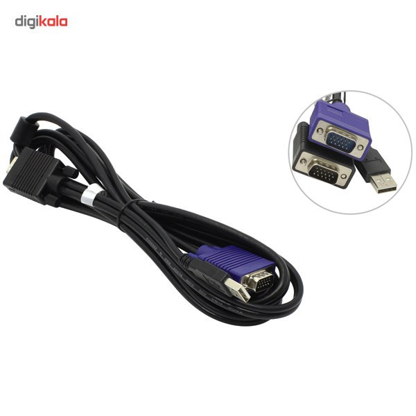 USB کابل 3 متری KVM ترندنت مدل TK-CU10 2