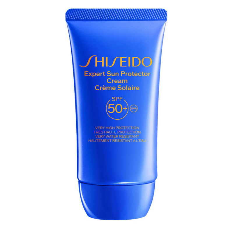 کرم ضد آفتاب بدون رنگ شیسیدو SPF 50 مدل Expert مناسب انواع پوست حجم 50 میلی‌لیتر