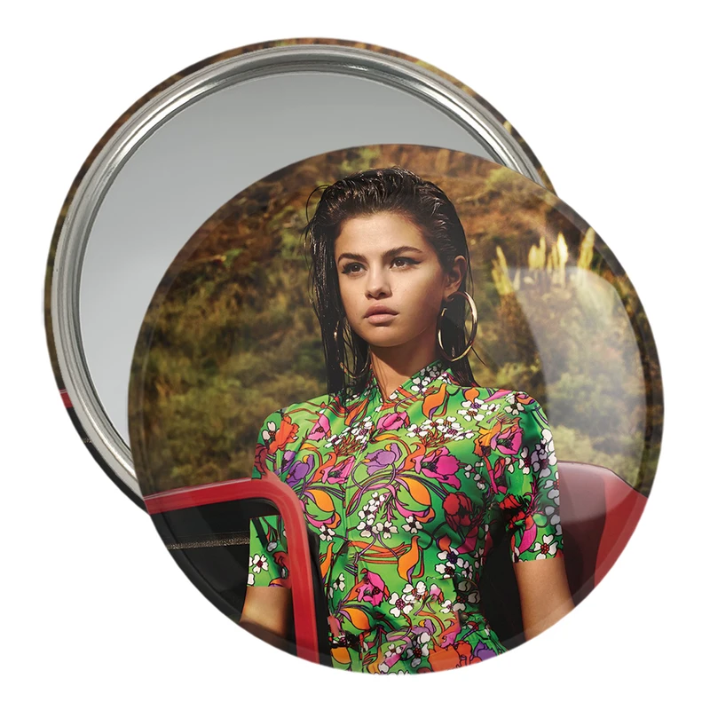 آینه جیبی خندالو مدل سلنا گومز Selena Gomez  کد 19212