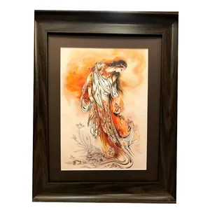 تابلو نقاشی مدادرنگی مدل 1414