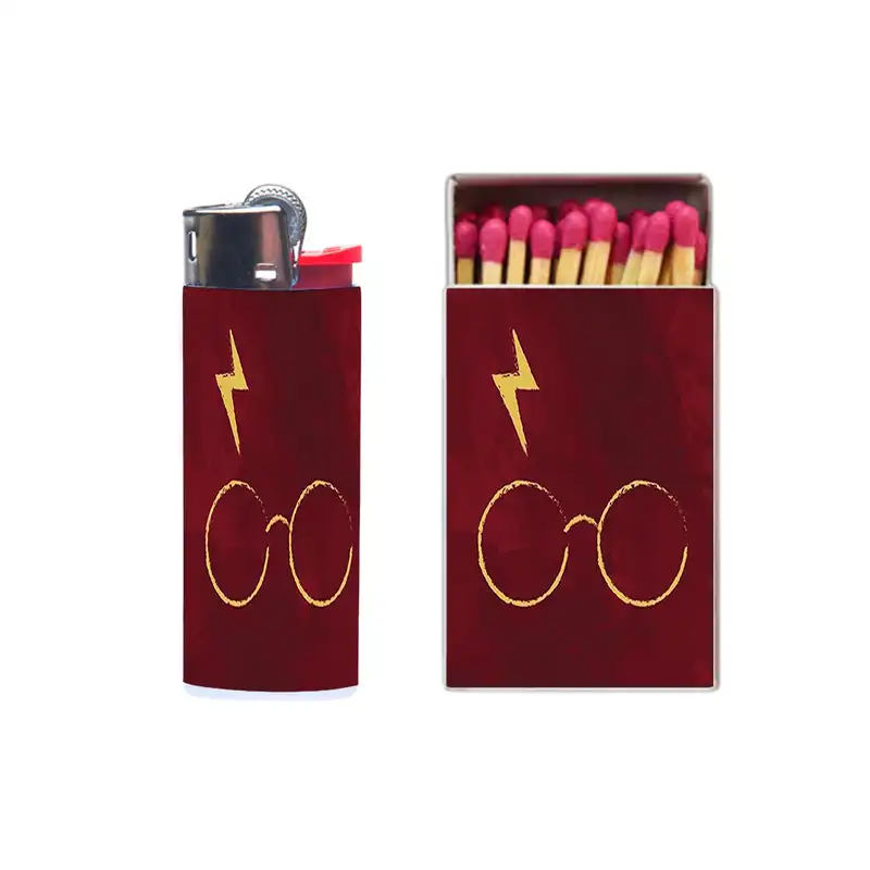 فندک مدل هری پاتر  کد 664 به همراه کبریت