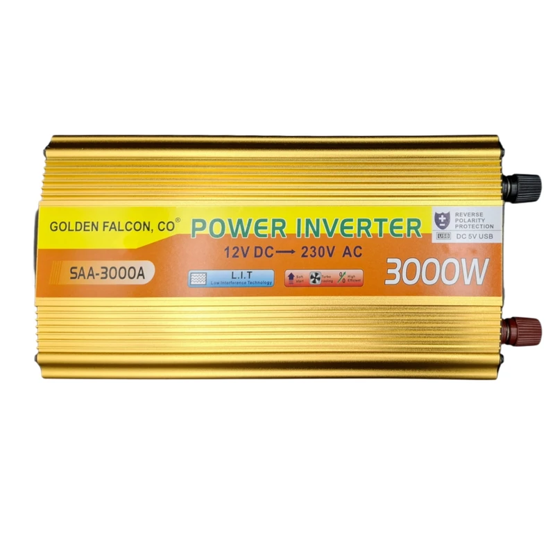 اینورتر خورشیدی مدل گلدن فالکون SAA-3000A ظرفیت ۳۰۰۰ وات