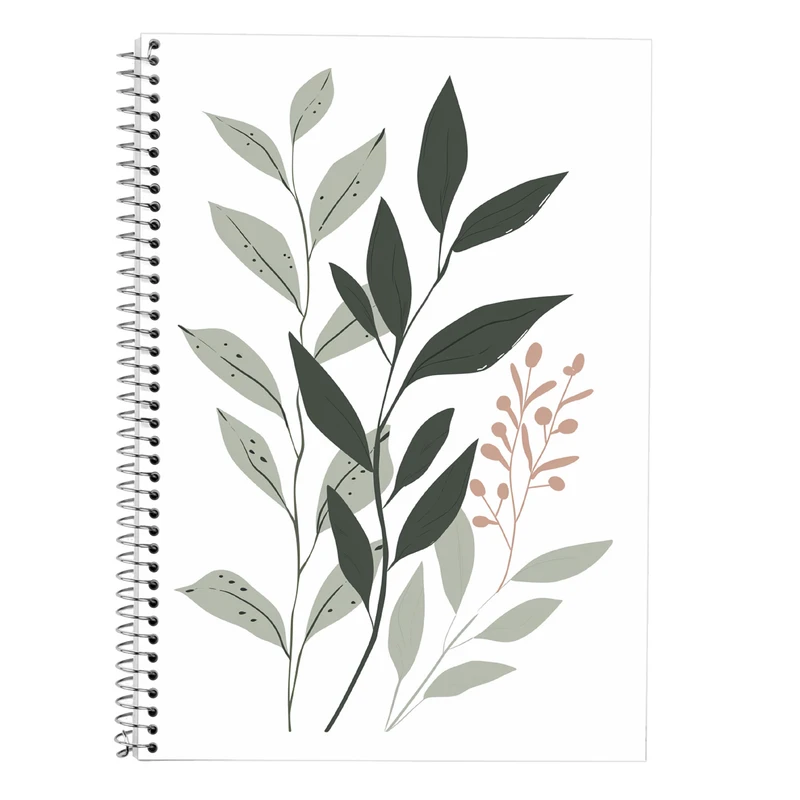 دفتر زبان 50 برگ مدوپد طرح گل کد DF13905