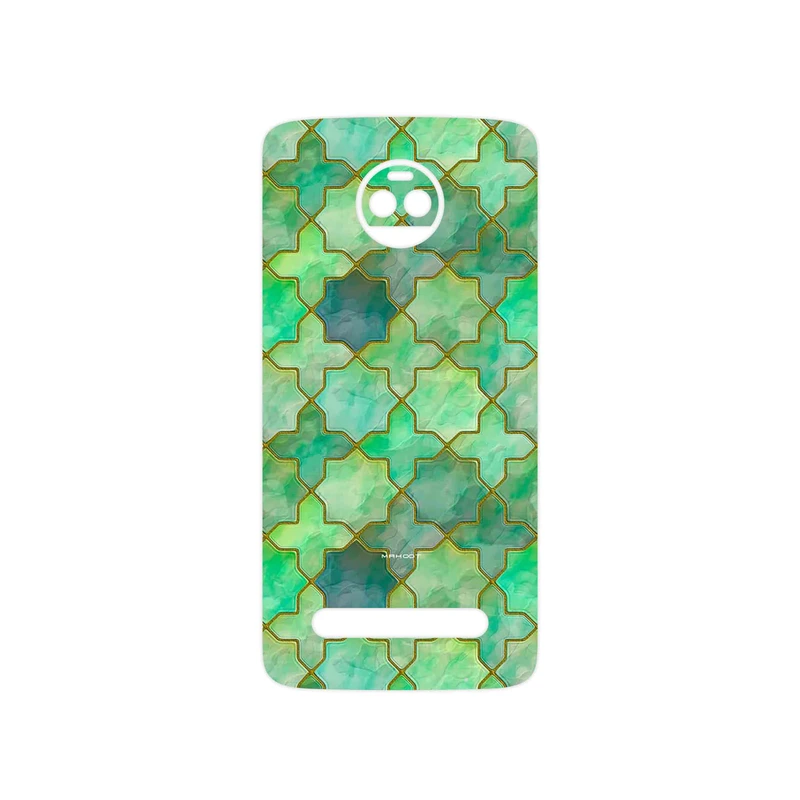 برچسب پوششی ماهوت مدل Iran Tile 8 مناسب برای گوشی موبایل موتورولا Moto Z2 Force