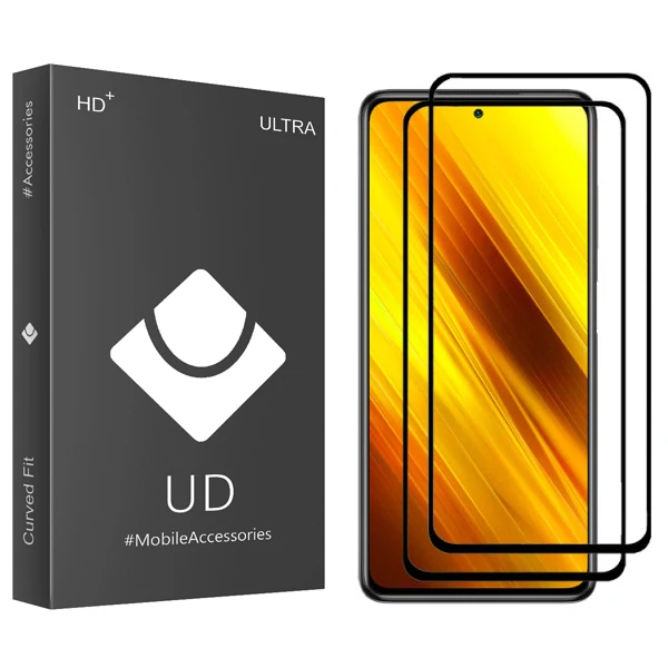 محافظ صفحه نمایش سرامیکی مات یو دی مدل ULTRA مناسب برای گوشی موبایل شیائومی Poco X3 بسته دو عددی