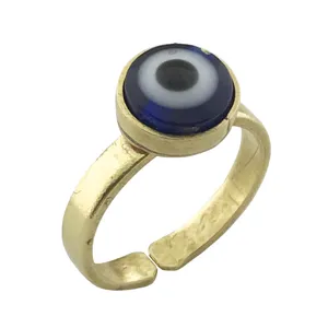 انگشتر زنانه گالری عزیزی طرح چشم نظر مدل 15634