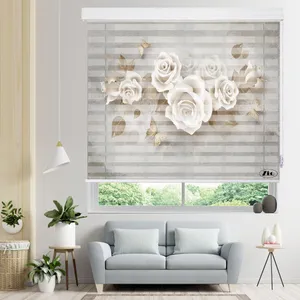 پرده زبرا زیو مدل 3D-1031 سایز 150x200 سانتی متر