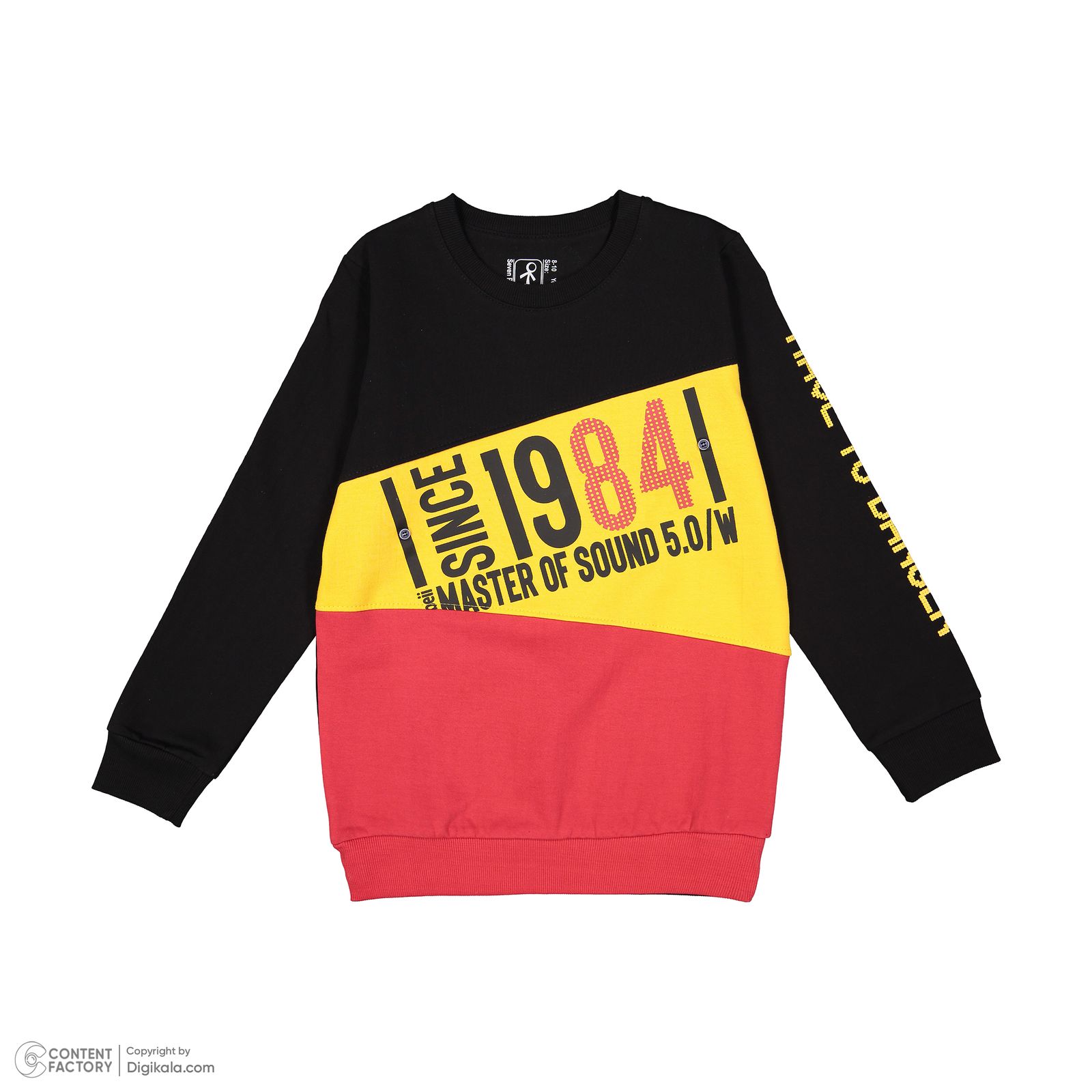 سویشرت پسرانه سون پون مدل b739 رنگ مشکی -  - 4