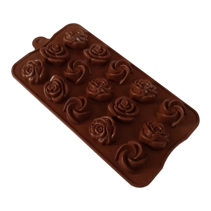 قالب شمع مدل گل چرخان