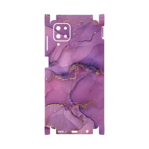 MAHOOT Purple Marble-FullSkin Cover Sticker for Samsung Galaxy A12