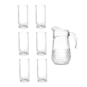 Pasabahce Samba 97675 Glass and Jug Set Pack of 7