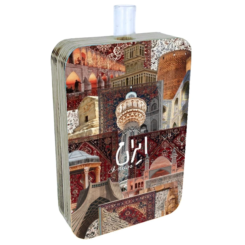 گلدان دکوری طرح دو رو مدل نوروز ایرانی کد FPW238