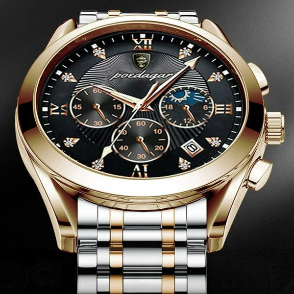 ساعت مچی عقربه‌ای مردانه پوداگار مدل 820GSB