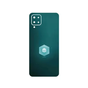 MAHOOT Minimal Cube icon Cover Sticker for Samsung Galaxy M12