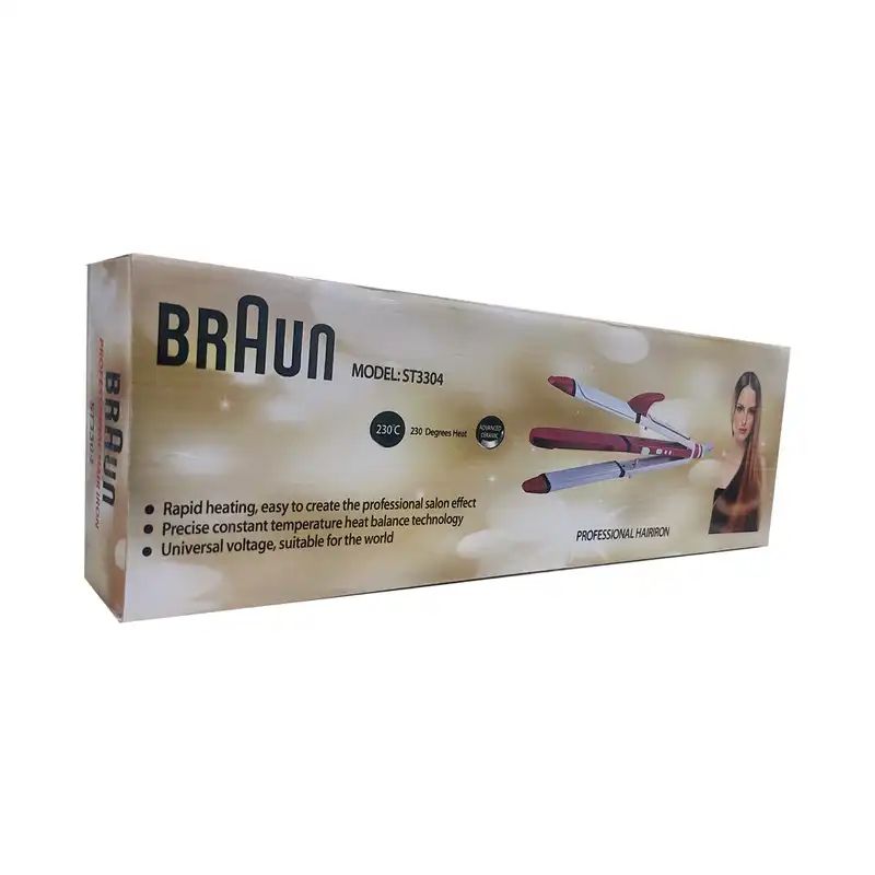 اتو و حالت دهنده ی مو مدل 3304