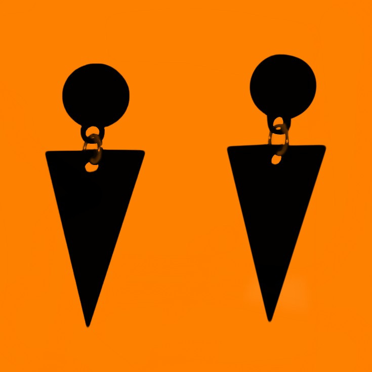 گوشواره دخترانه مدل مثلث کد E.MS.P