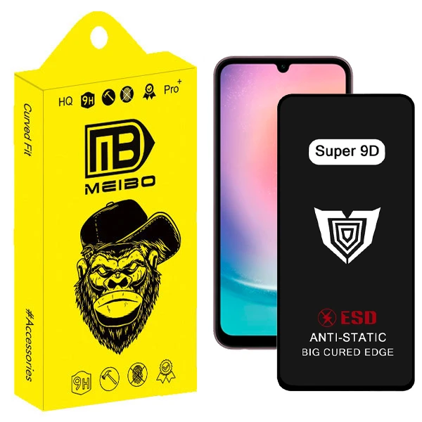 محافظ صفحه نمایش فول میبو مدل Super 9D Guard مناسب برای گوشی موبایل سامسونگ galaxy a24 4g / a15 4g / a25 5g / m34 5g