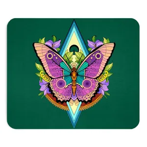 ماوس پد طرح پروانه سایز 19x24 سانتی متر