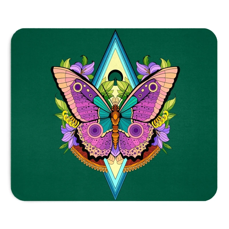 ماوس پد طرح پروانه سایز 19x24 سانتی متر