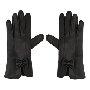 دستکش زنانه چرم لانکا مدل LGW-15