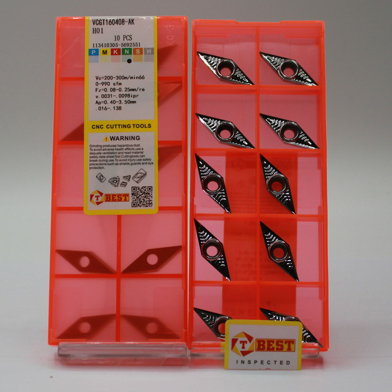 اینسرت تی بست مدل VCGT160408 بسته 10 عددی